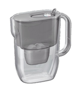 AQUAPHOR FRESH grau, Filterkanne inkl. MAXFOR+ Filterkartusche, 200 l.