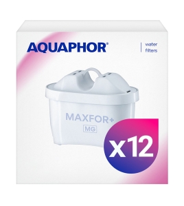 AQUAPHOR MAXFOR+ Magnesium, Pack 12 Wasserfilter, 200 l.