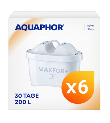 AQUAPHOR MAXFOR+ H hartes Wasser, Pack 6. Extra Kalkschutz