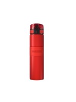 CITY COOL Filterflasche 0,5 L. aus Edelstahl, bis 24h kaltes Wasser, rot