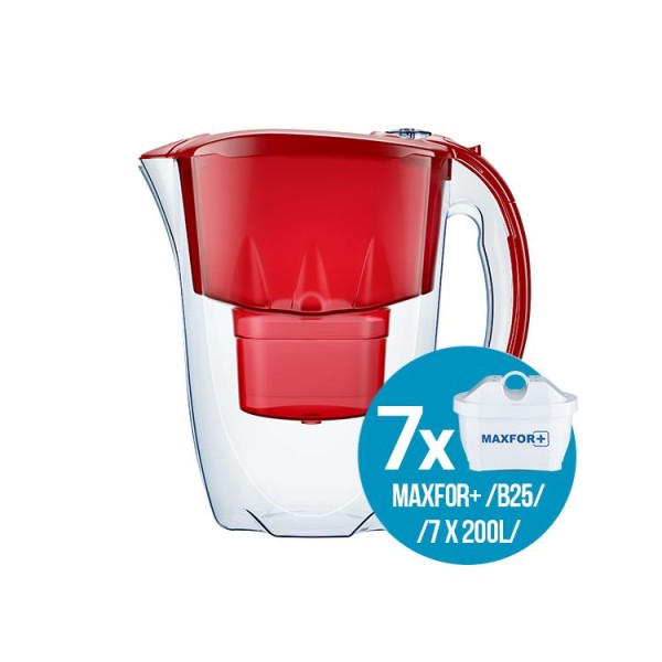 AQUAPHOR Set Filterkanne Jasper inkl. 7 MAXFOR+ Filter, 200 L.