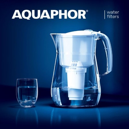 AQUAPHOR Filterkanne Provence aus Tritan, inkl. Filter A5, 350 l.