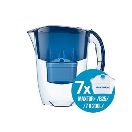 AQUAPHOR Set Filterkanne Jasper inkl. 7 MAXFOR+ Filter, 200 L.