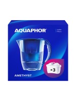 AQUAPHOR Set Filterkanne Amethyst inkl. 3 MAXFOR+ Filter, 200 L.