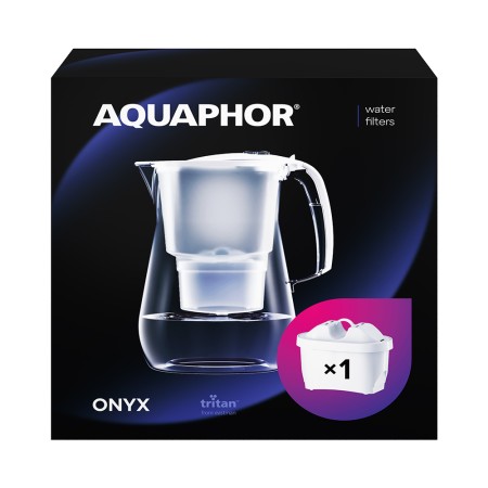 AQUAPHOR Filterkanne Onyx inkl. Filter MAXFOR+, 200 l.