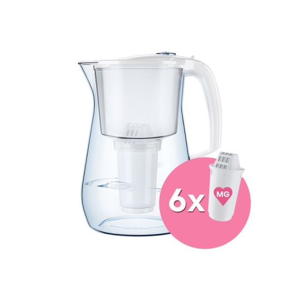 AQUAPHOR Set Filterkanne Provence inkl. 6 Filter A5 Magnesium, 350 l.