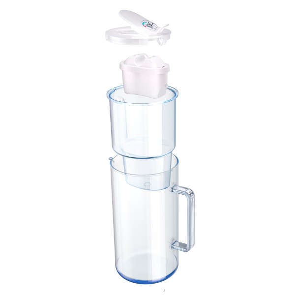AQUAPHOR Glas-Wasserfilter mit Filterkartusche MAXFOR+