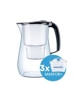 AQUAPHOR Set Filterkanne Onyx inkl. 3 Filter MAXFOR+, 200 l.