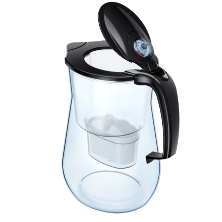 AQUAPHOR Filterkanne Onyx aus Tritan, inkl. Filter MAXFOR+, 200 l.