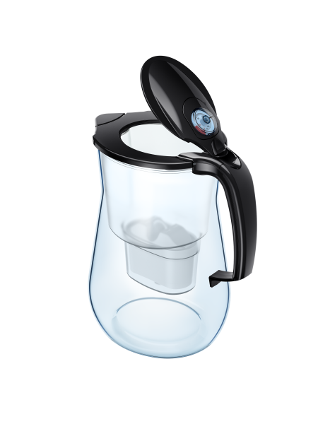 AQUAPHOR Filterkanne Onyx aus Tritan, inkl. Filter MAXFOR+, 200 l.