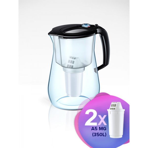 AQUAPHOR Filterkanne Provence inkl. Filter 2 A5 Magnesium, 350 l.