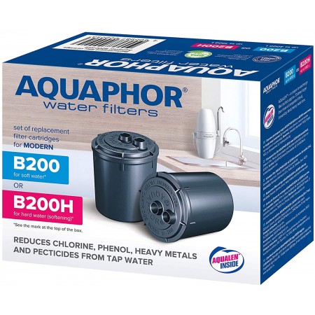 AQUAPHOR Wasserfilter B200-H (hartes Wasser) für Auftischfilter "Modern"