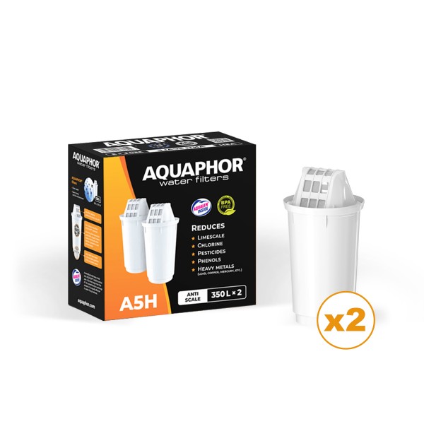 AQUAPHOR Set Filterkanne Provence inkl. 2 Filter A5H für hartes Wasser
