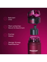 AQUAPHOR CITY Trinkflasche Filterflasche 500 ml., 12 Farben zu Auswahl