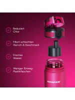 AQUAPHOR CITY Trinkflasche Filterflasche 0,5 L., pink