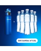 AQUAPHOR CITY Trinkflasche Filterflasche 0,5 L., blau AQUAPHOR CITY Trinkflasche Filterflasche 0,5 L., blau
