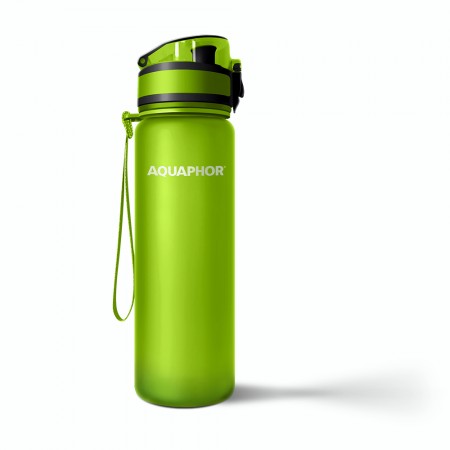 AQUAPHOR CITY Trinkflasche Filterflasche 0,5 L., grün