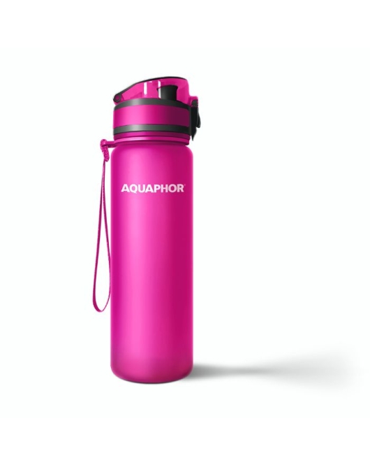 AQUAPHOR CITY Trinkflasche Filterflasche 0,5 L., pink AQUAPHOR CITY Trinkflasche Filterflasche 0,5 L., pink