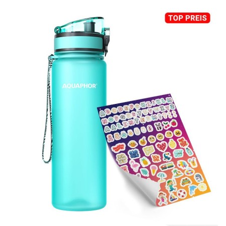AQUAPHOR CITY Trinkflasche Filterflasche 0,5 L., inkl. Aufkleber 