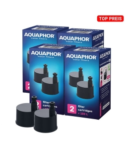 AQUAPHOR Filter für Filterflasche City, Pack 8