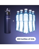AQUAPHOR CITY Trinkflasche Filterflasche 0,5 L., navy AQUAPHOR CITY Trinkflasche Filterflasche 0,5 L., navy
