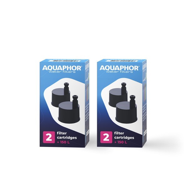 AQUAPHOR Filter für Filterflasche City, Pack 4