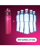 AQUAPHOR CITY Trinkflasche Filterflasche 0,5 L., pink AQUAPHOR CITY Trinkflasche Filterflasche 0,5 L., pink