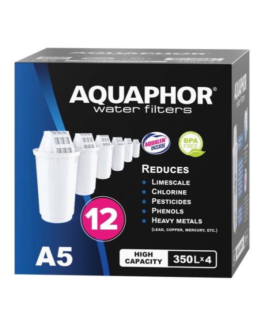 AQUAPHOR Pack 12 A5 Wasserfilter, 350 l. AQUAPHOR Pack 12 A5 Wasserfilter, 350 l.