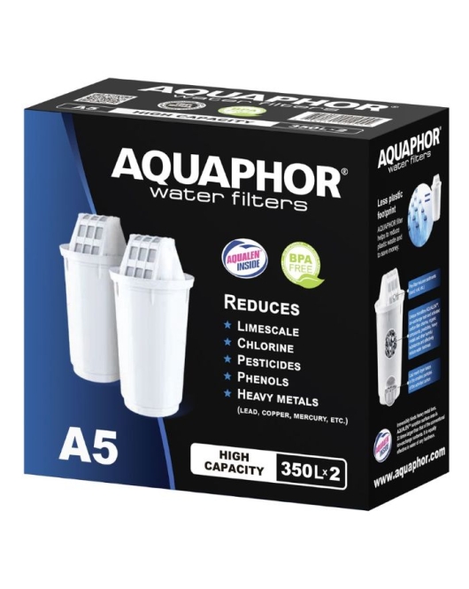 AQUAPHOR Pack 2 A5 Wasserfilter, 350 l. AQUAPHOR Pack 2 A5 Wasserfilter, 350 l.