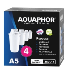 AQUAPHOR Pack 4 A5 Wasserfilter, 350 l.