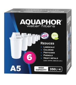 AQUAPHOR Pack 6 A5 Wasserfilter, 350 l.