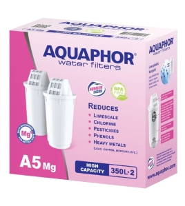 AQUAPHOR Pack 2 A5 Mg. (Magnesium) Wasserfilter, 350 l.
