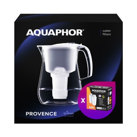 AQUAPHOR Set Filterkanne Provence inkl. 2 Filter A5H für hartes Wasser