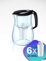 AQUAPHOR Set Filterkanne Provence inkl. 6 Filter A5, 350 l.