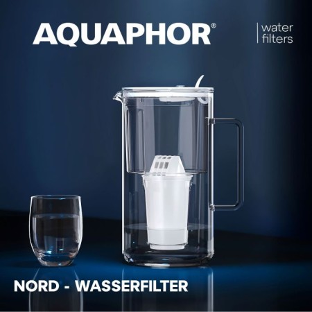 AQUAPHOR GLAS Filterkanne Nord inkl. Filter A5 Mg, 350 l. AQUAPHOR GLAS Filterkanne Nord inkl. Filter A5 Mg, 350 l.