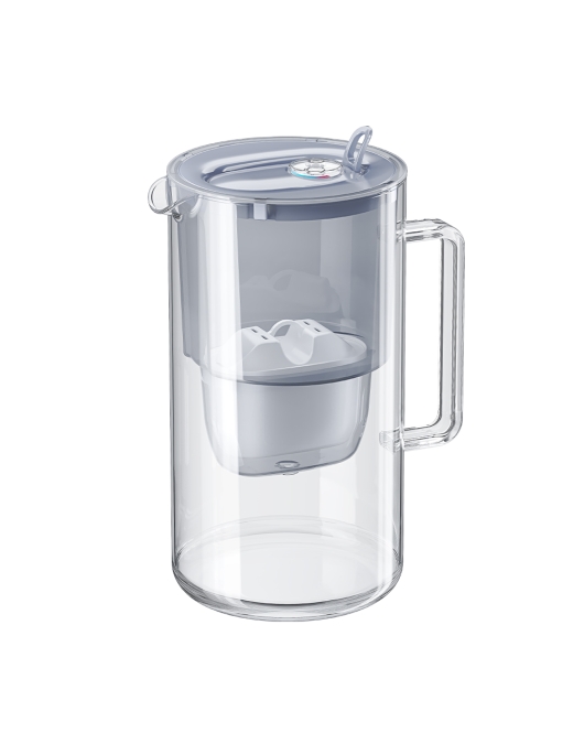 AQUAPHOR Glas-Wasserfilter grau, mit Filterkartusche MAXFOR+, 200 l. AQUAPHOR Glas-Wasserfilter grau, mit Filterkartusche MAXFOR+, 200 l.