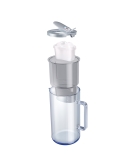 AQUAPHOR Glas-Wasserfilter grau, mit Filterkartusche MAXFOR+, 200 l. AQUAPHOR Glas-Wasserfilter grau, mit Filterkartusche MAXFOR+, 200 l.