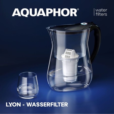 AQUAPHOR Filterkanne Lyon A5 350 l., aus Tritan, bruchsicher