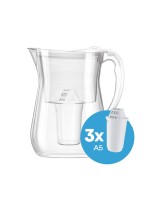 AQUAPHOR SET Filterkanne Lyon 3x Filter A5 350 l., aus Tritan, bruchsicher