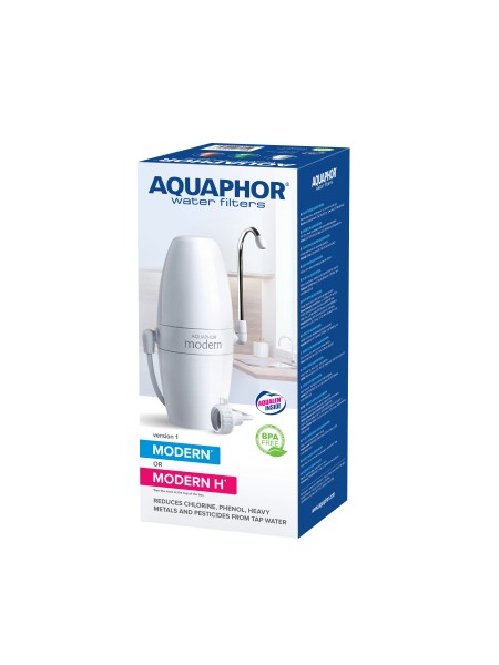 MODERN AQUAPHOR Auftischfilter inkl. Wasserfilter B200, ohne Wasserenthärtung