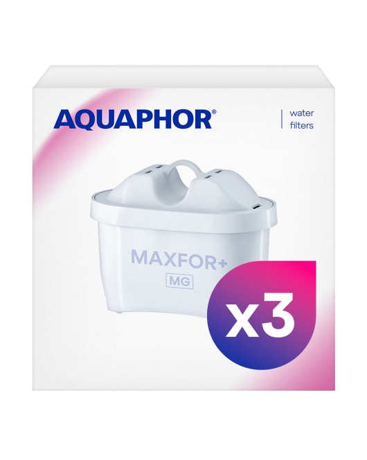 AQUAPHOR MAXFOR+ Magnesium, Pack 3 Wasserfilter, 200 l.