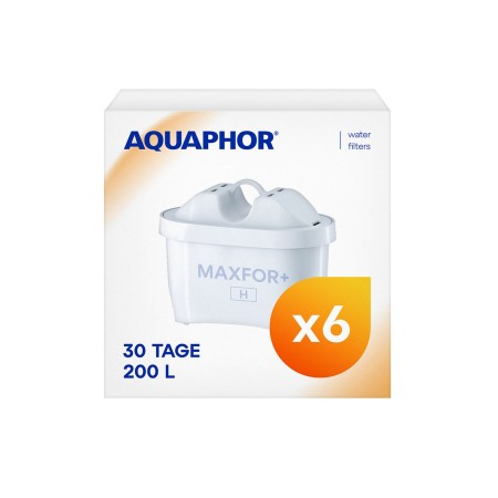AQUAPHOR MAXFOR+ H hartes Wasser, Pack 6. Extra Kalkschutz