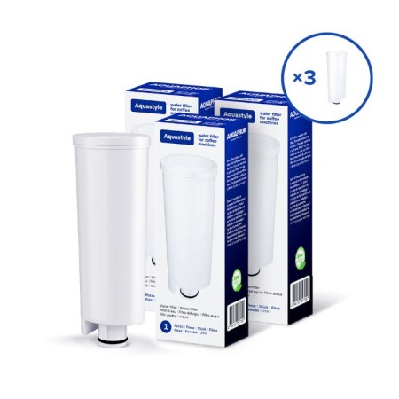  Pack 3 Aquastyle Wasserfilter passend für DeLonghi™ Kaffeevollautomaten
