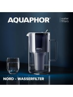 AQUAPHOR GLAS Filterkanne Nord inkl. Filter A5 Magnesium, 350 l.