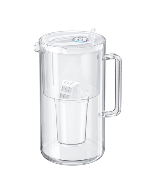AQUAPHOR GLAS weiß Filterkanne Nord inkl. Filter A5 Mg, 350 l. AQUAPHOR GLAS weiß Filterkanne Nord inkl. Filter A5 Mg, 350 l.