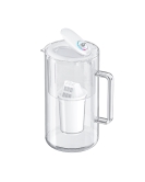 AQUAPHOR GLAS weiß Filterkanne Nord inkl. Filter A5 Mg, 350 l. AQUAPHOR GLAS weiß Filterkanne Nord inkl. Filter A5 Mg, 350 l.