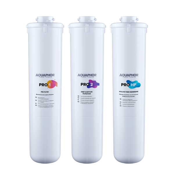 AQUAPHOR SET PRO 1, PRO 2, PRO HF. Mikrofiltration für System Crystal, ECO, ECO PRO