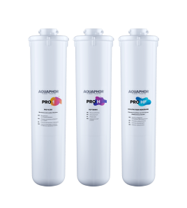 AQUAPHOR SET PRO 1, PRO H (Enthärtung), PRO HF. Mikrofiltration für System ECO PRO H
