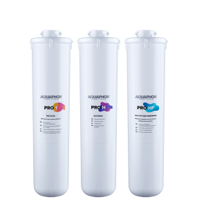 AQUAPHOR SET PRO 1, PRO H (Enthärtung), PRO HF. Mikrofiltration für System ECO PRO H
