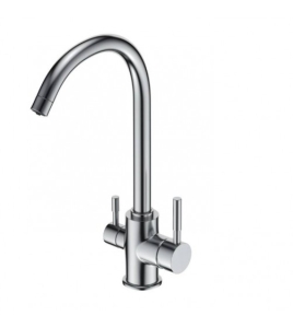 Edelstahl 3-Wege Wasserhahn Aquaphor C125